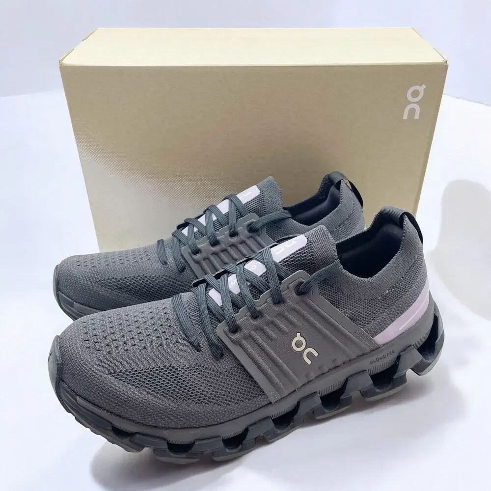 On Cloudswift 3 Womens Athletic Shoes 9 EU 40.5 Black Purple NIB_13
